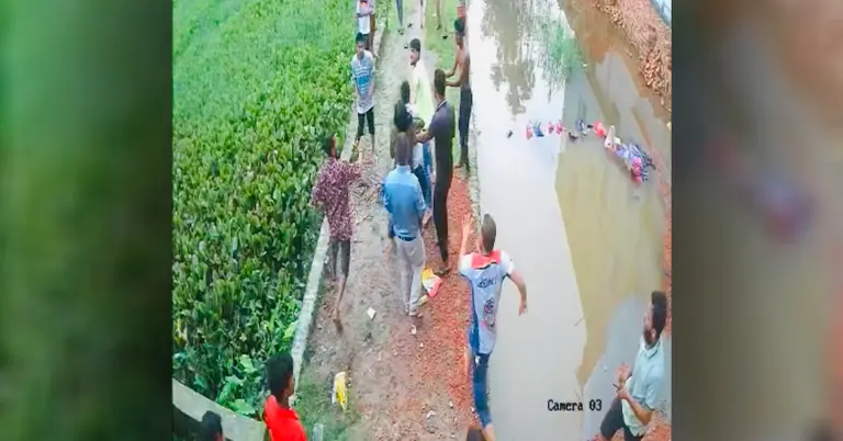 মারধরের সিসি ক্যামেরার ফুটেজ